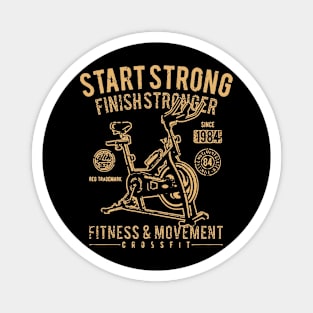 Start Strong Fitness Magnet